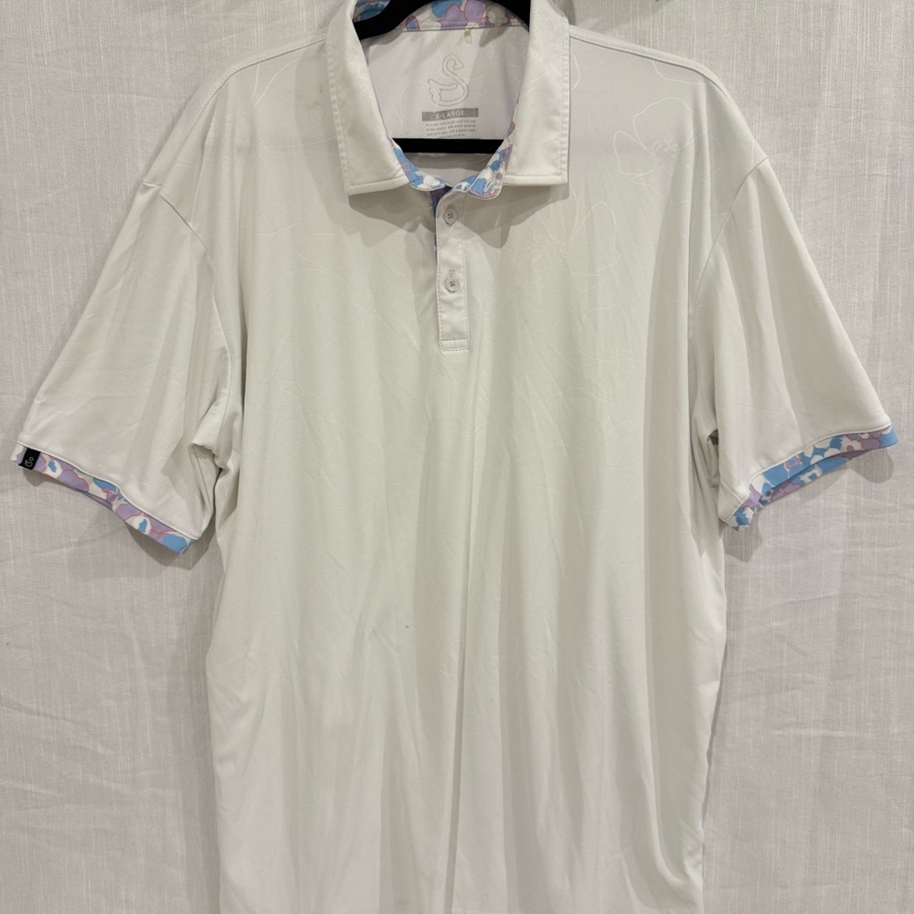 Men's White Polo Shirt